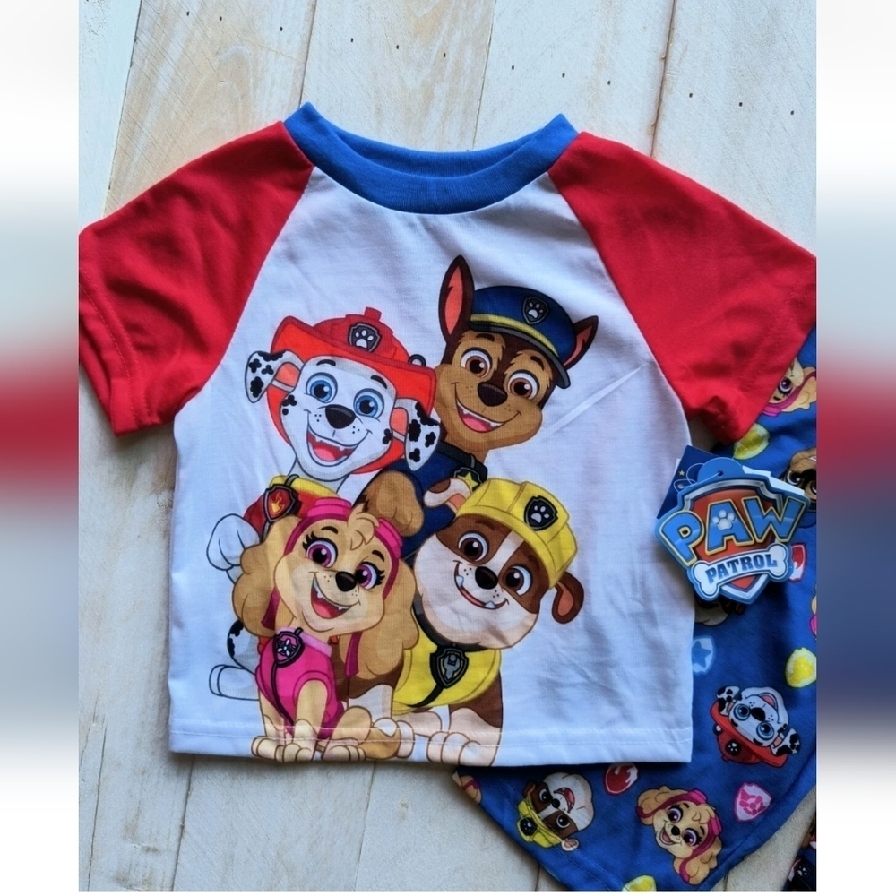 Paw Patrol Nickelodeon 2 Piece Set Boys Toddler Pajamas Size 2T NWT - Picture 2 of 5
